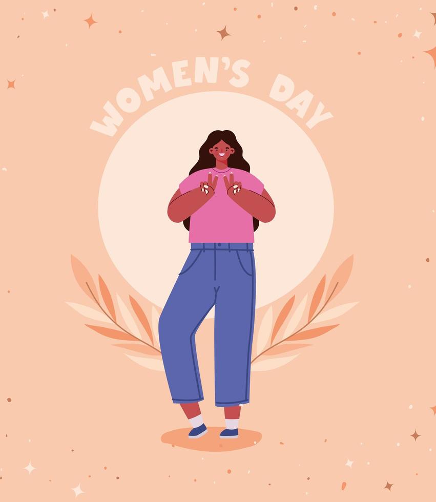 women day card vector
