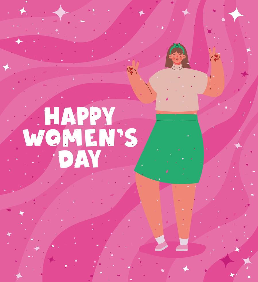 happy women day illustration vector