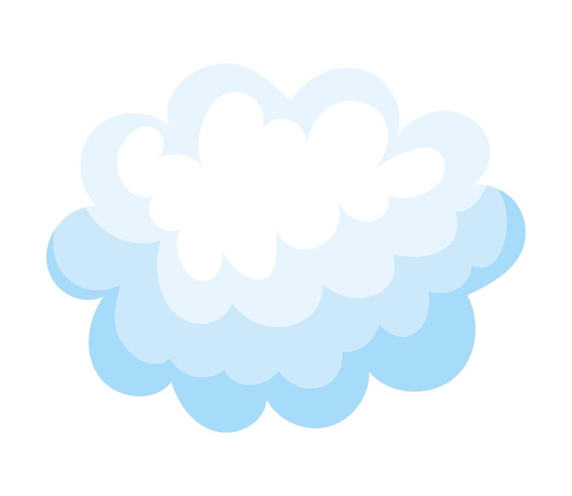 soft cloud design vector