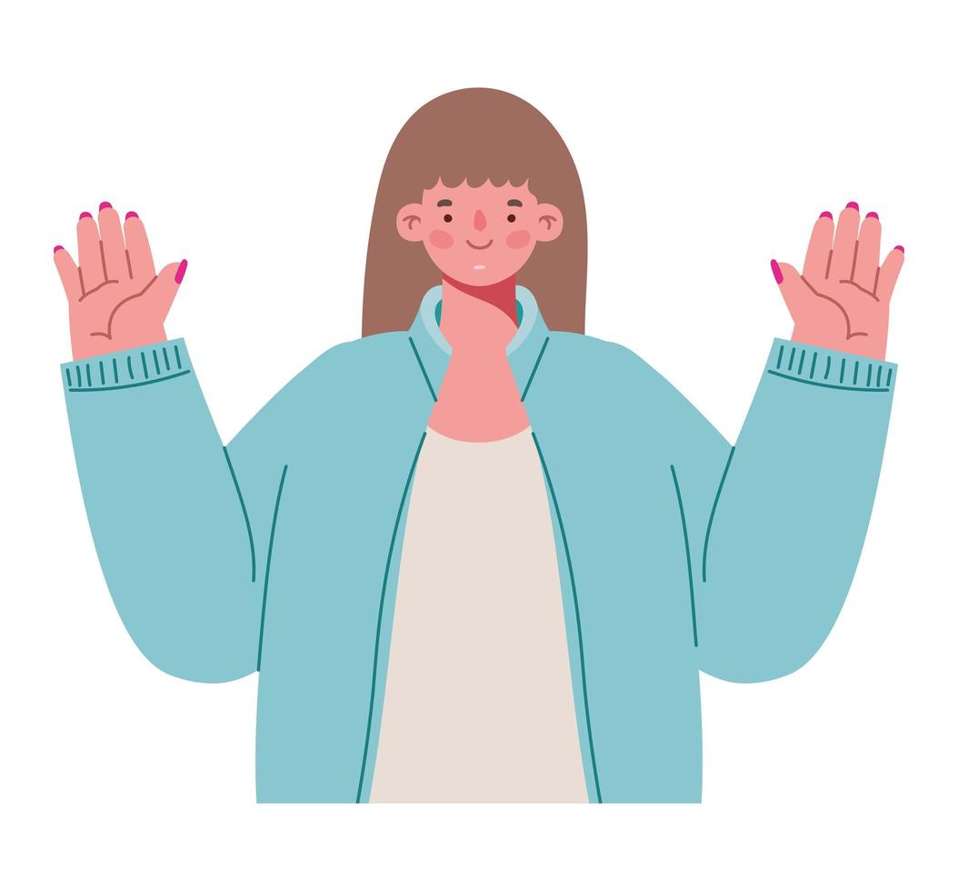 happy teen design vector