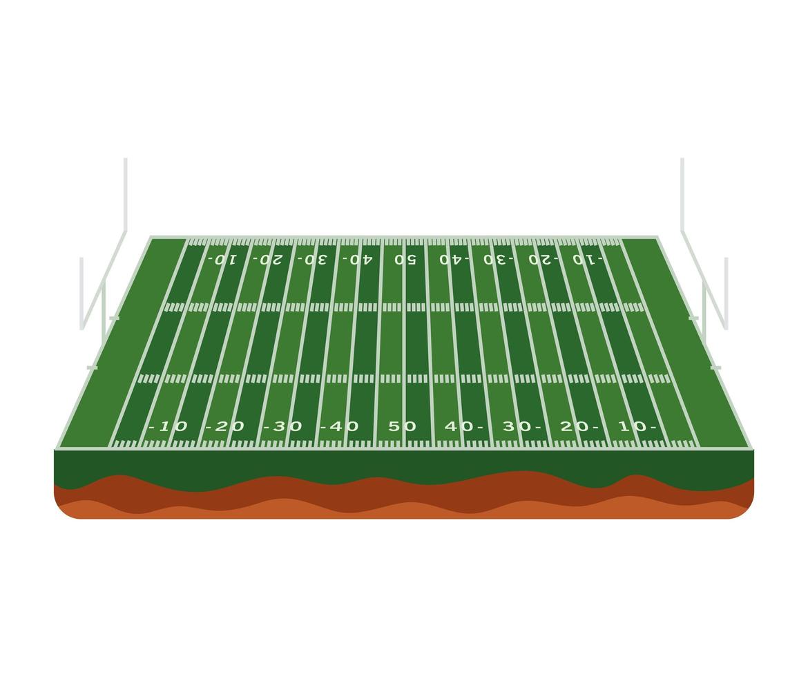 green american football design vector