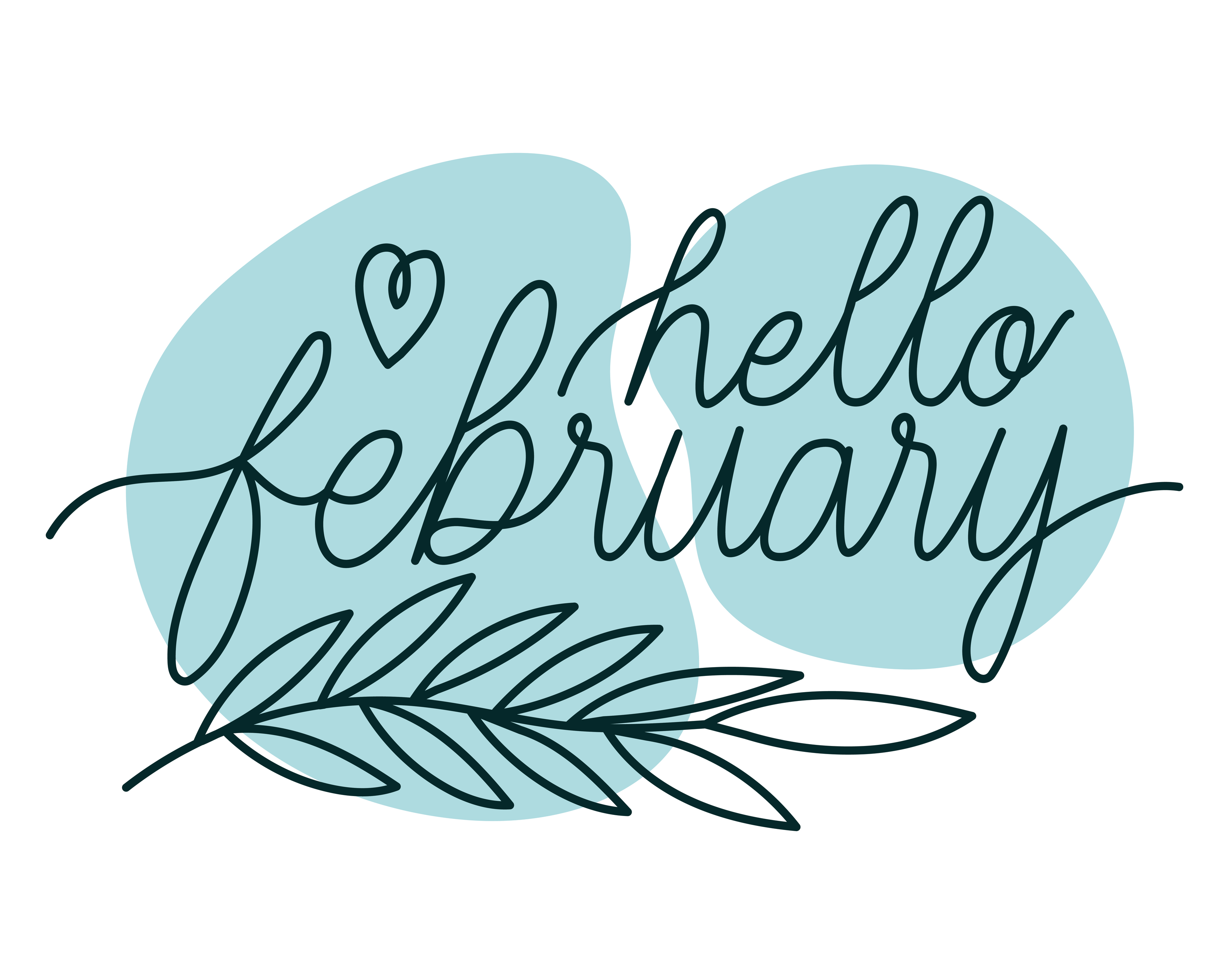 Phrase Of Hello February 6617620 Vector Art At Vecteezy