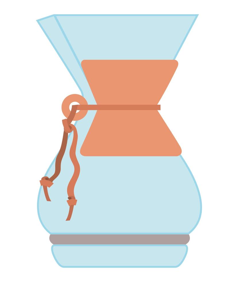 coffee chemex design vector