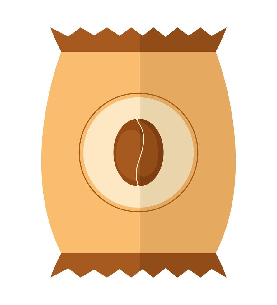 coffee bag design vector