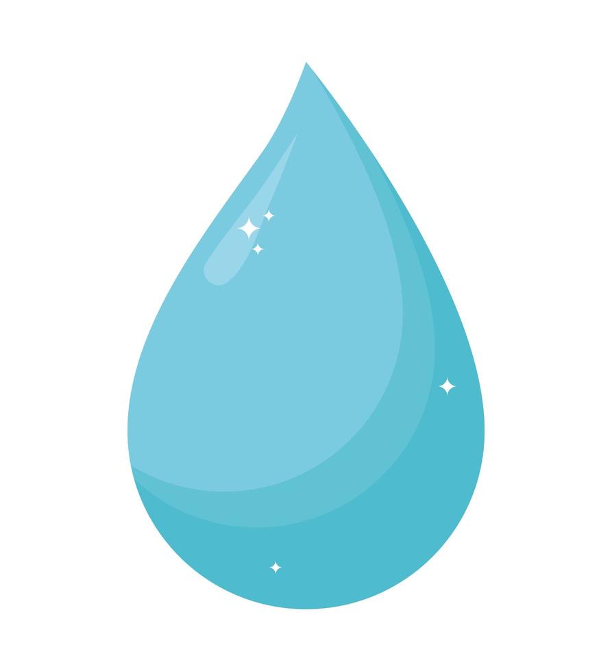 water drops icon vector