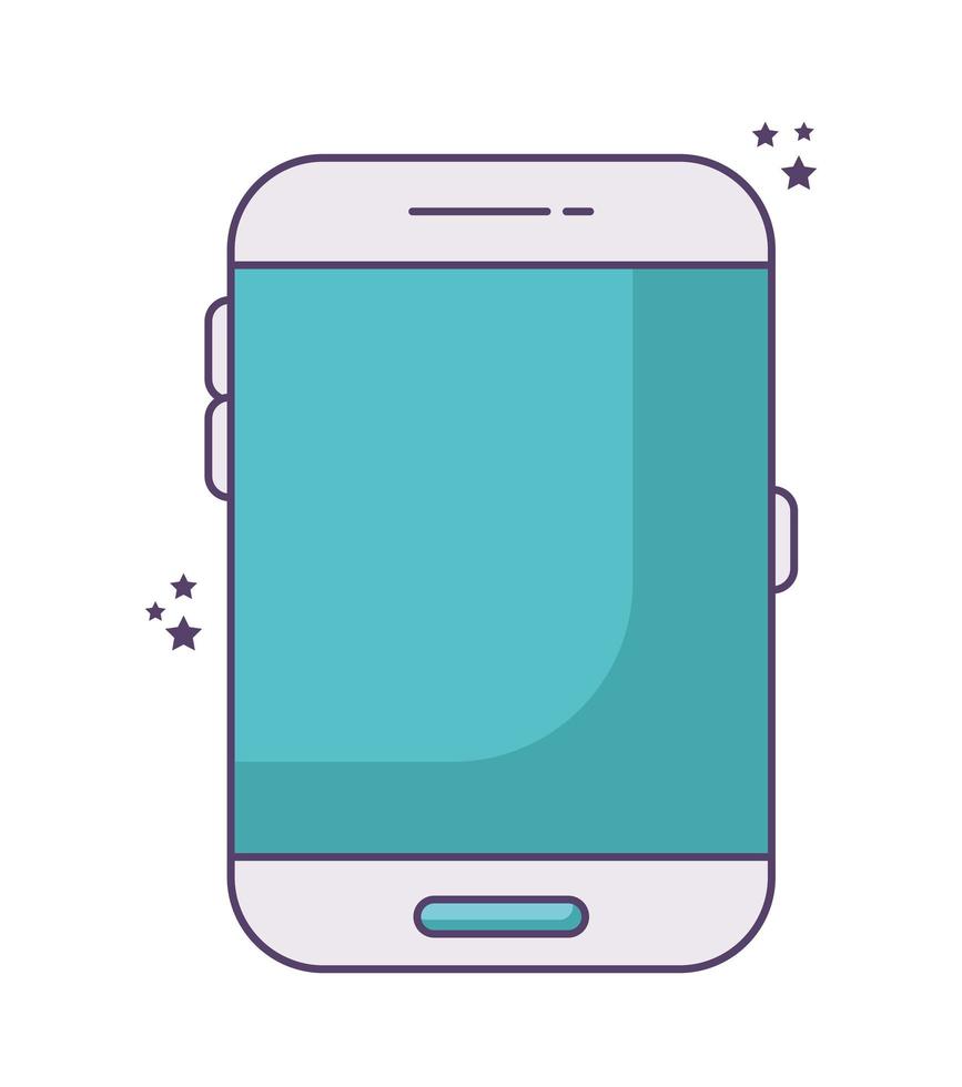 gray cellphone design vector