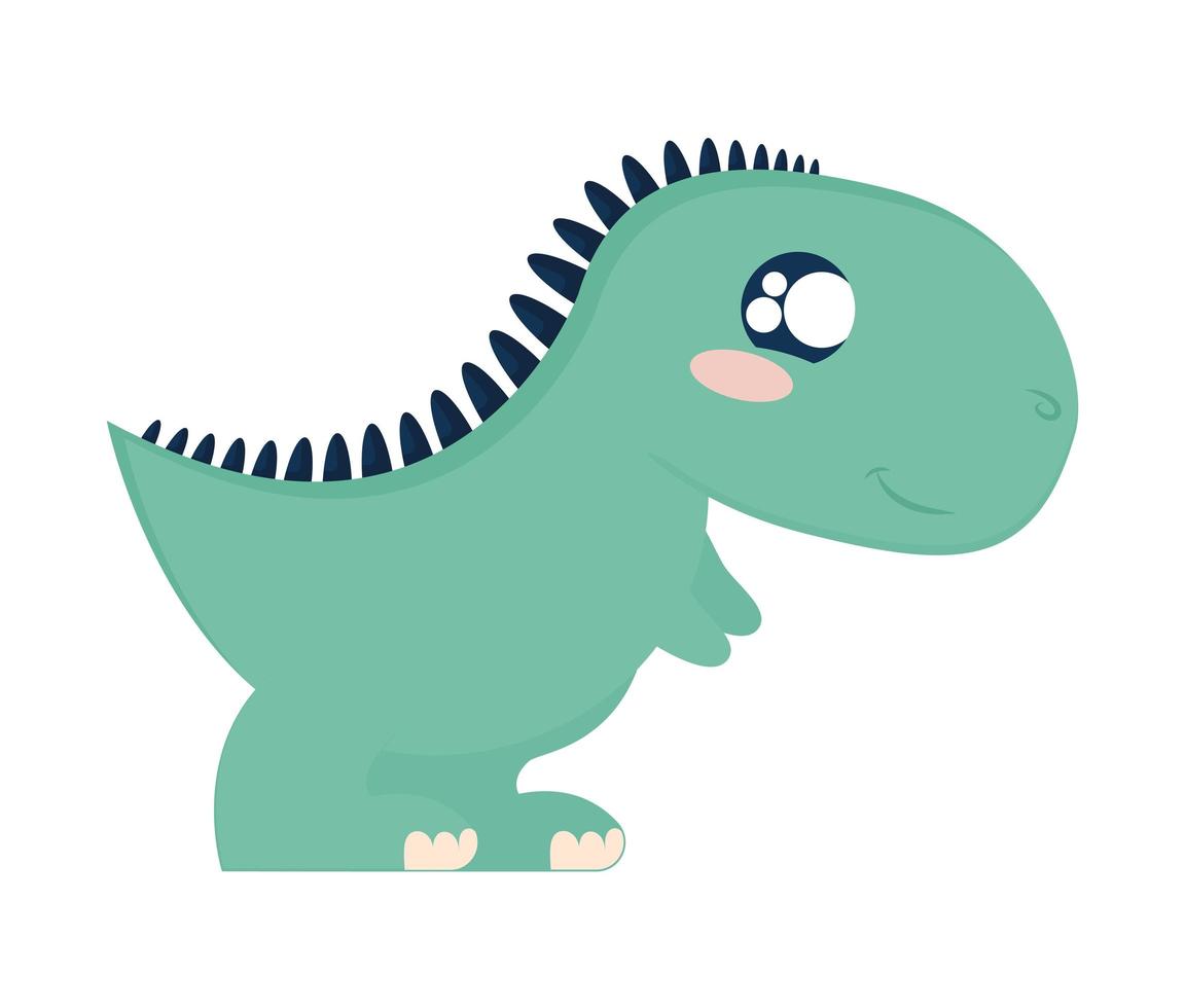 lindo diseño de tiranosaurio vector