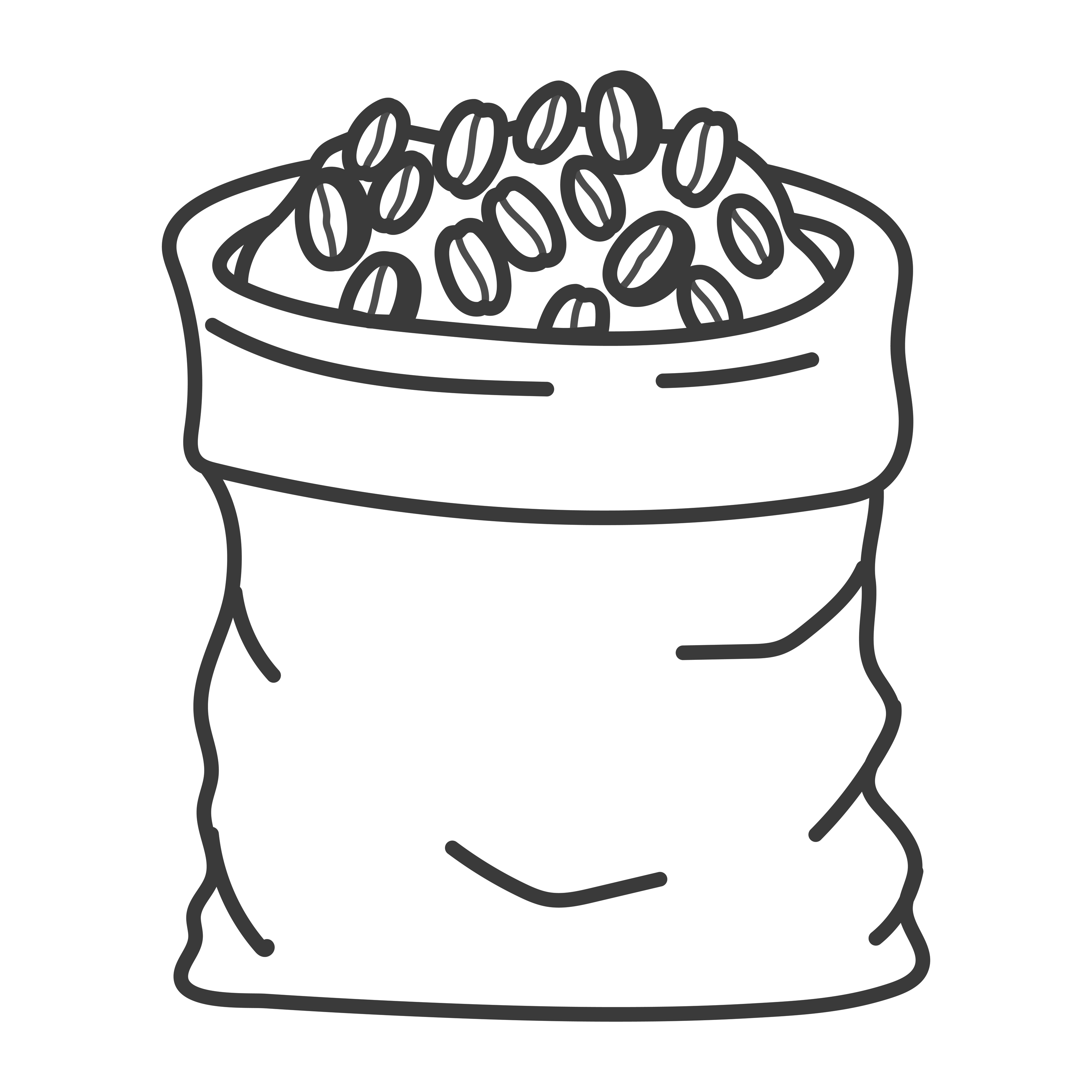 coffee beans bag 6617772 Vector Art at Vecteezy