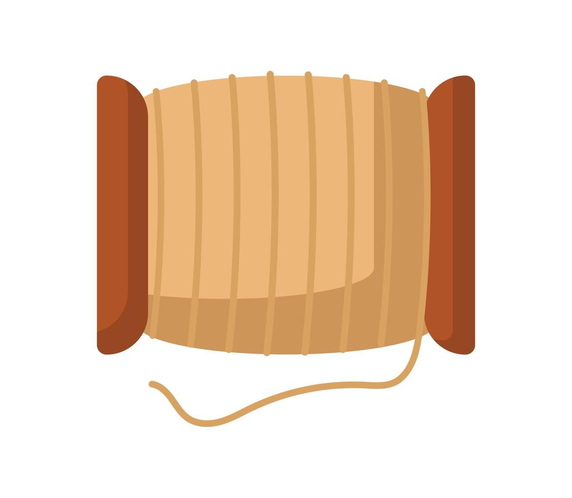 spool of thread vector