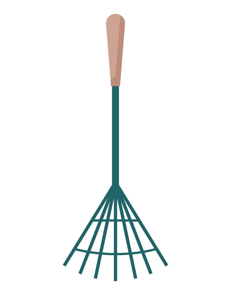 garden rake design vector