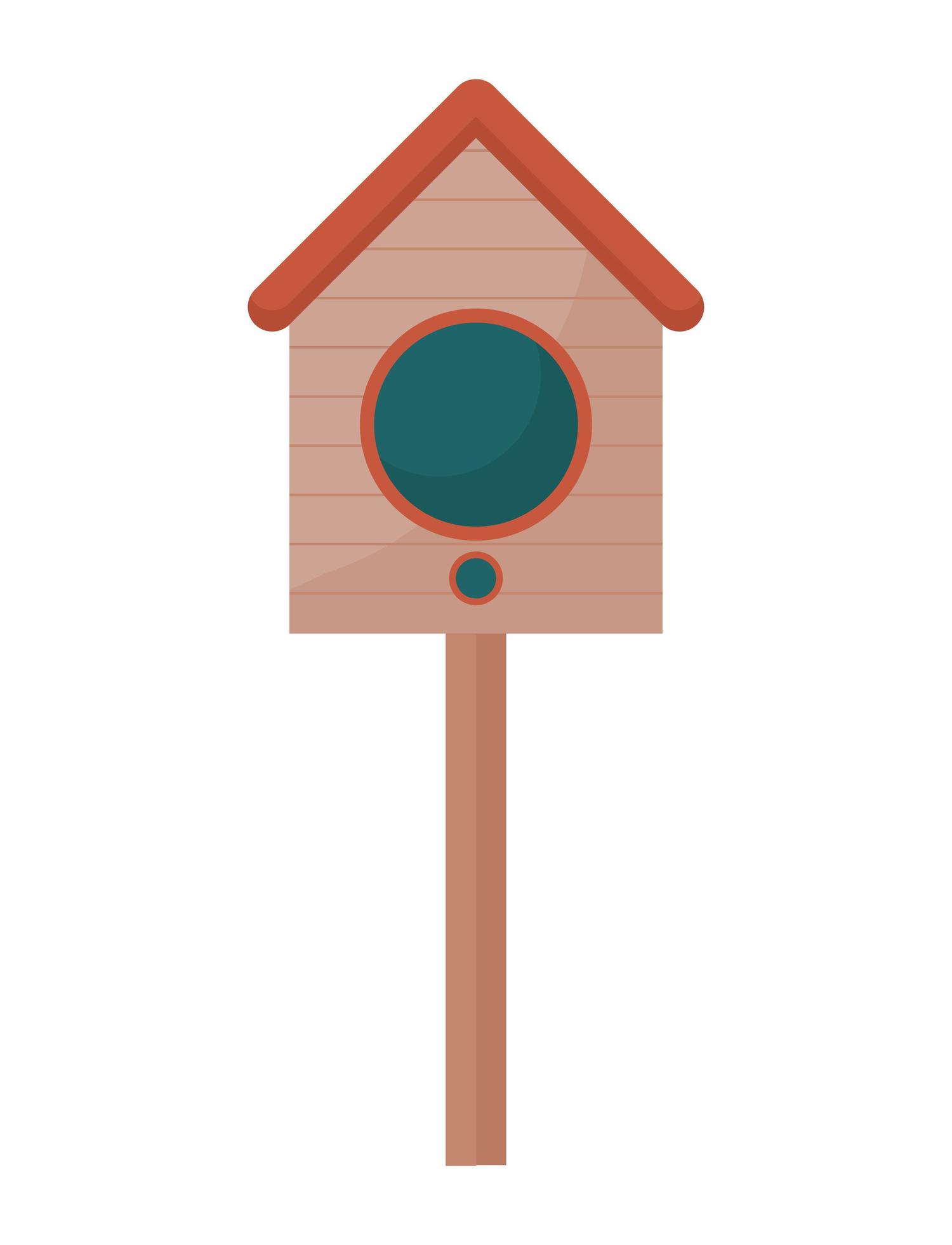 wooden aviary design 6617856 Vector Art at Vecteezy