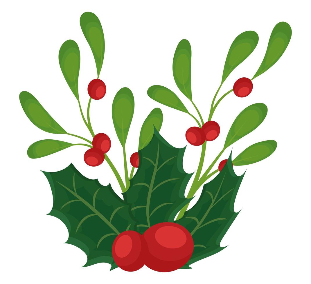 great mistletoe icon vector