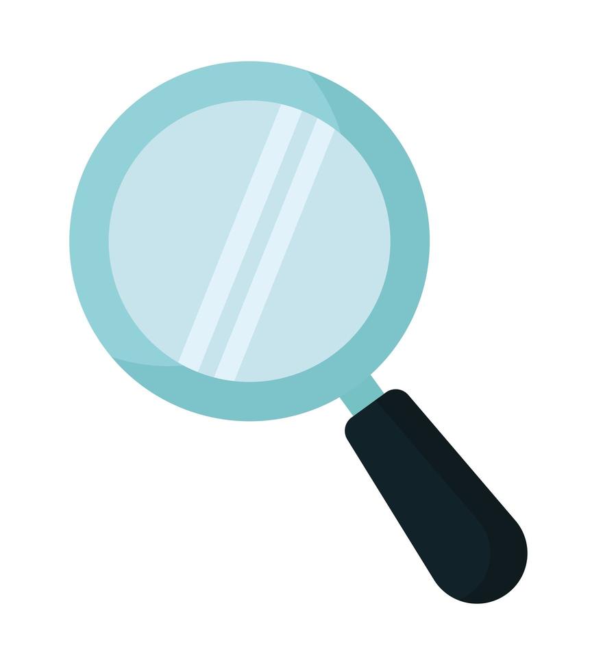 cute magnifying glass vector