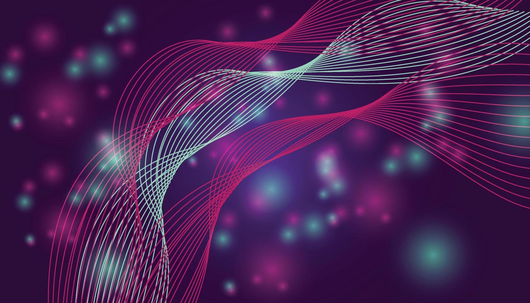 Vector wave pattern. 3D glowing abstract digital particles background. Future vector illustration. Technology background concept. Abstract background.