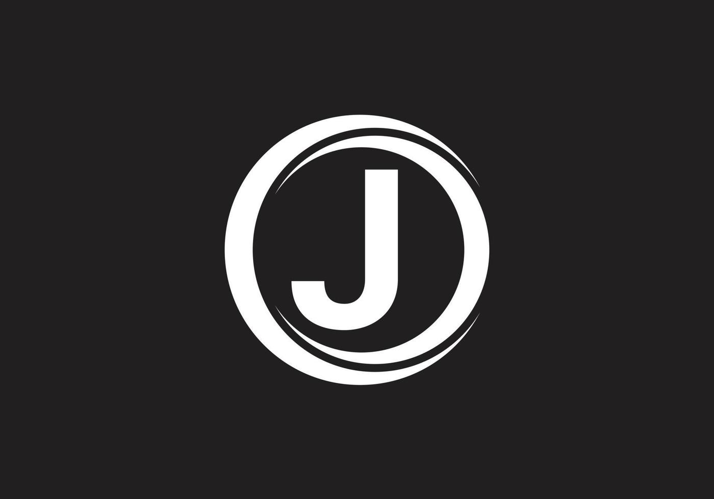 this is creative letter J icon logo design vector