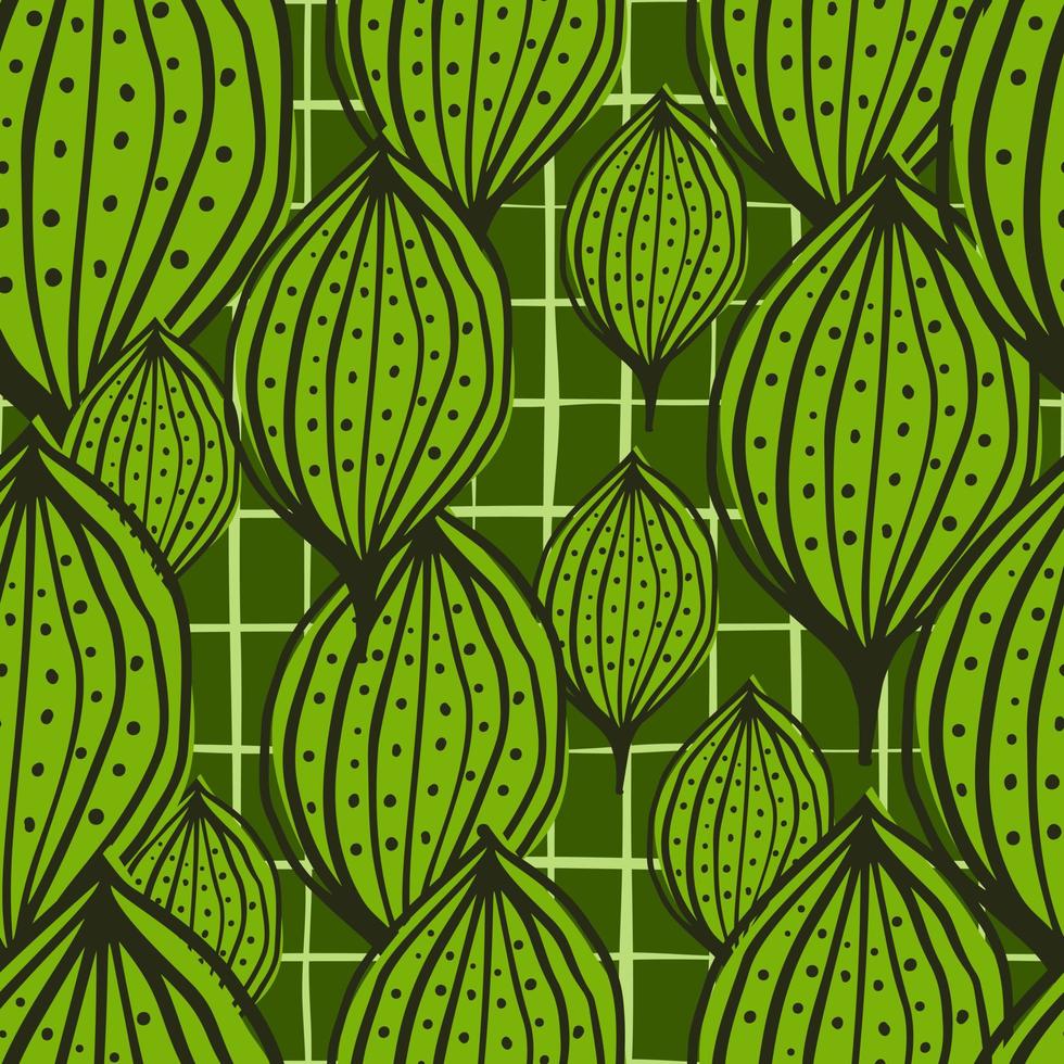 Seamless pattern with abstract leaves. Leaf endless background. Contemporary floral wallpaper. vector