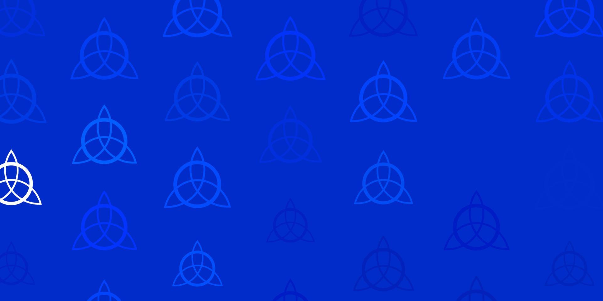 Light BLUE vector pattern with magic elements. 6618894 Vector Art at ...