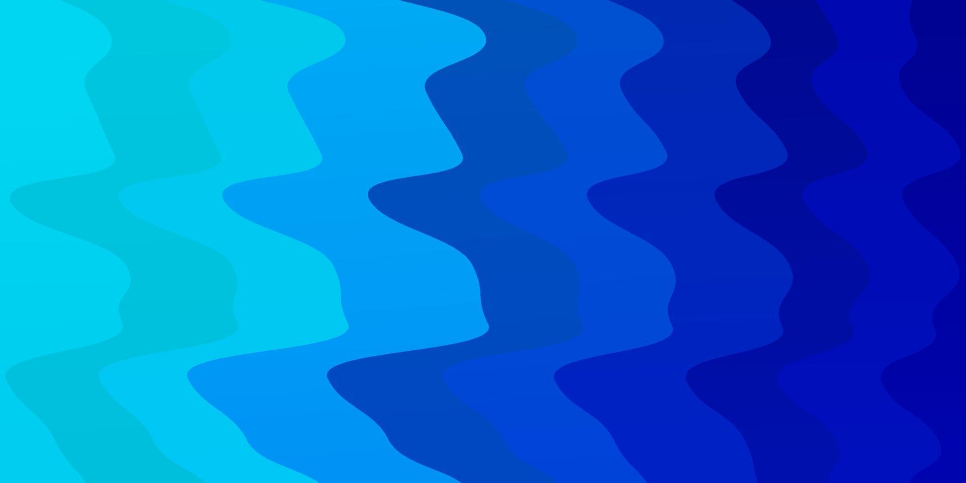 textura de vector azul claro con líneas torcidas.