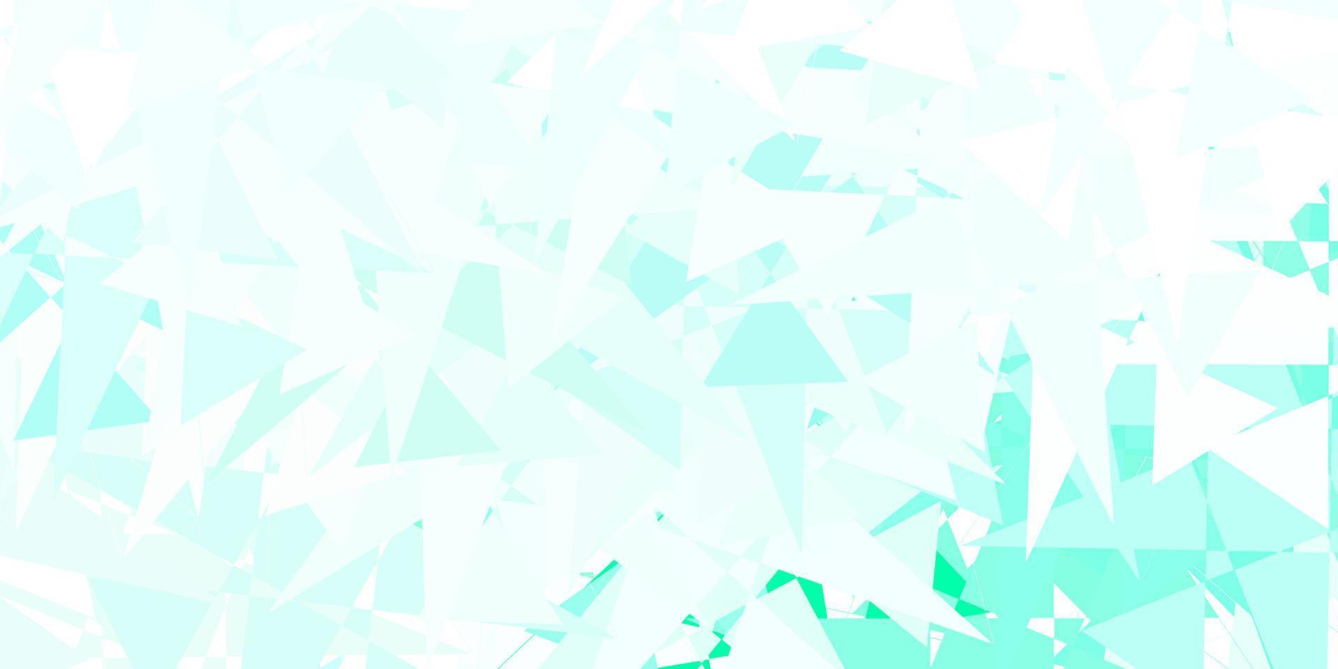 Light Green vector template with triangle shapes.