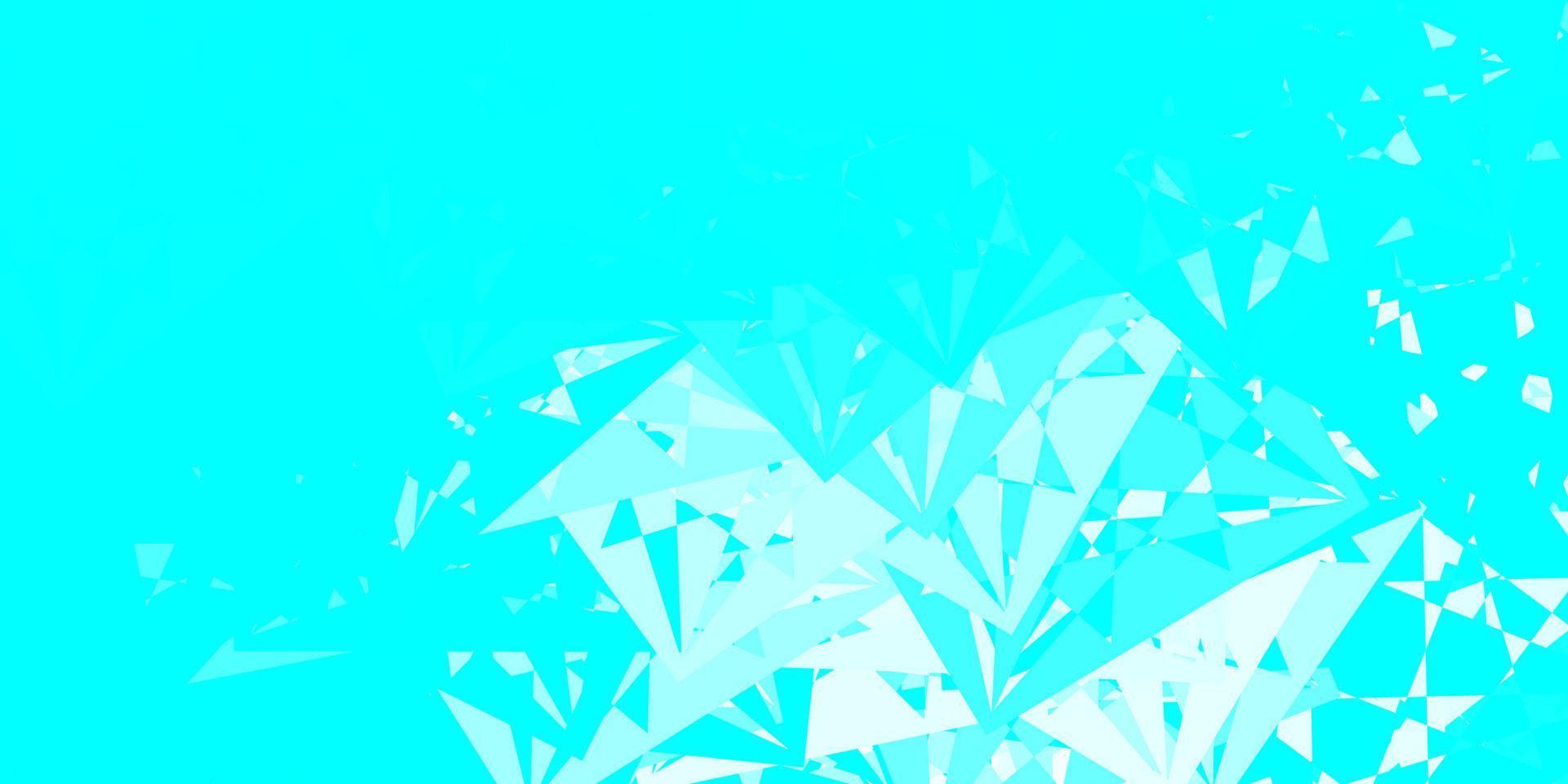 Light Green vector background with triangles.