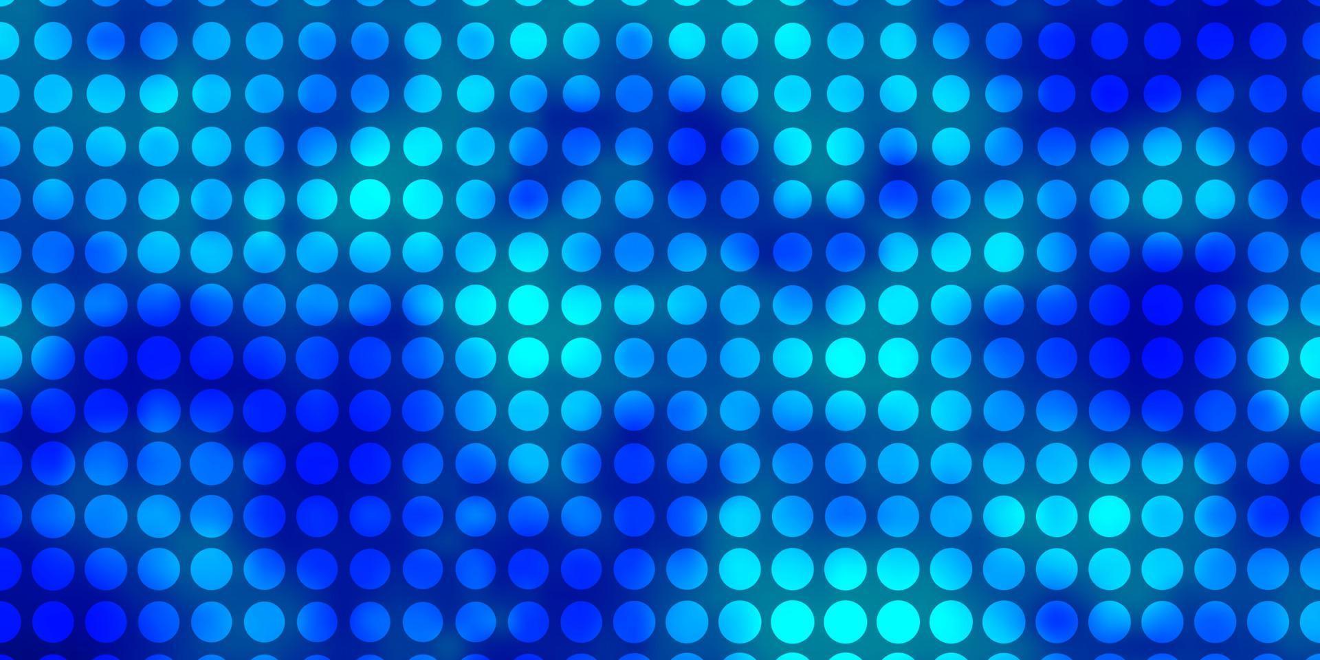 Light BLUE vector background with circles.