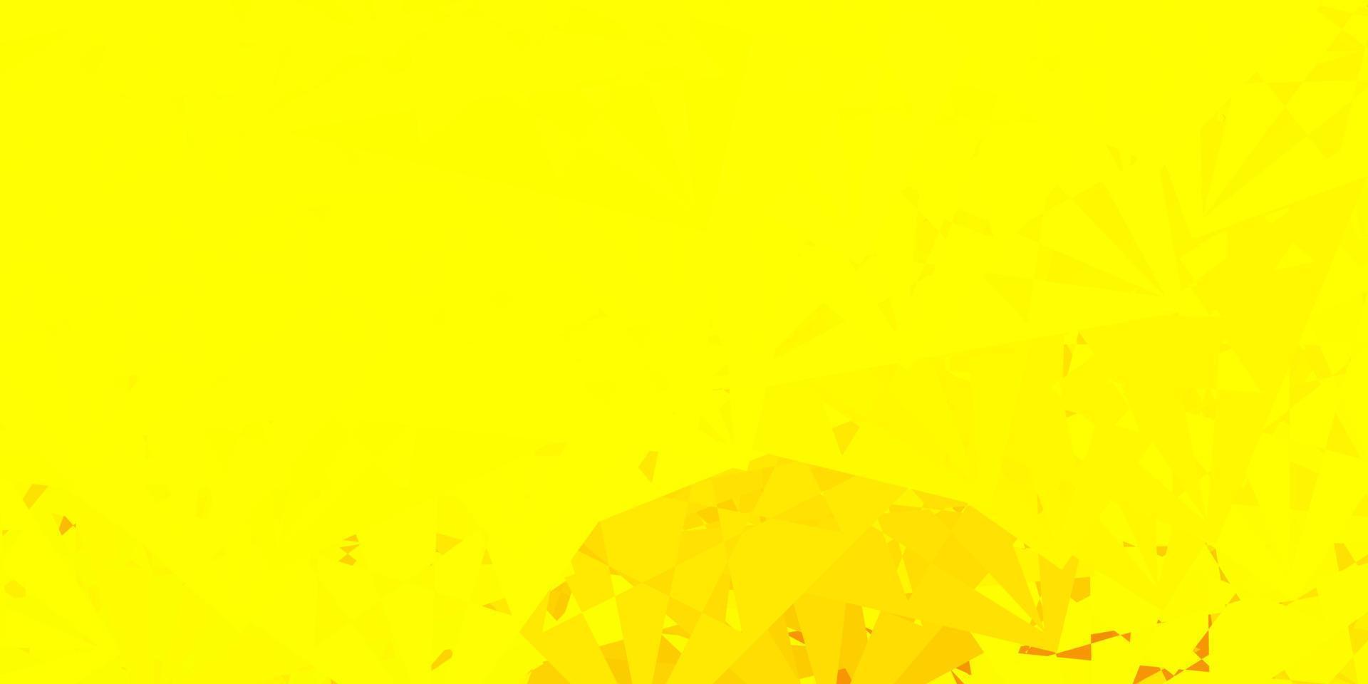 Dark Green, Yellow vector template with triangle shapes.