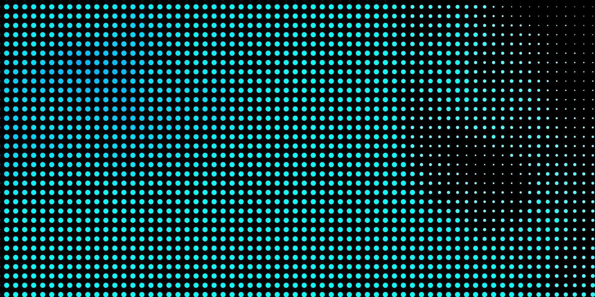 textura de vector azul claro con círculos.