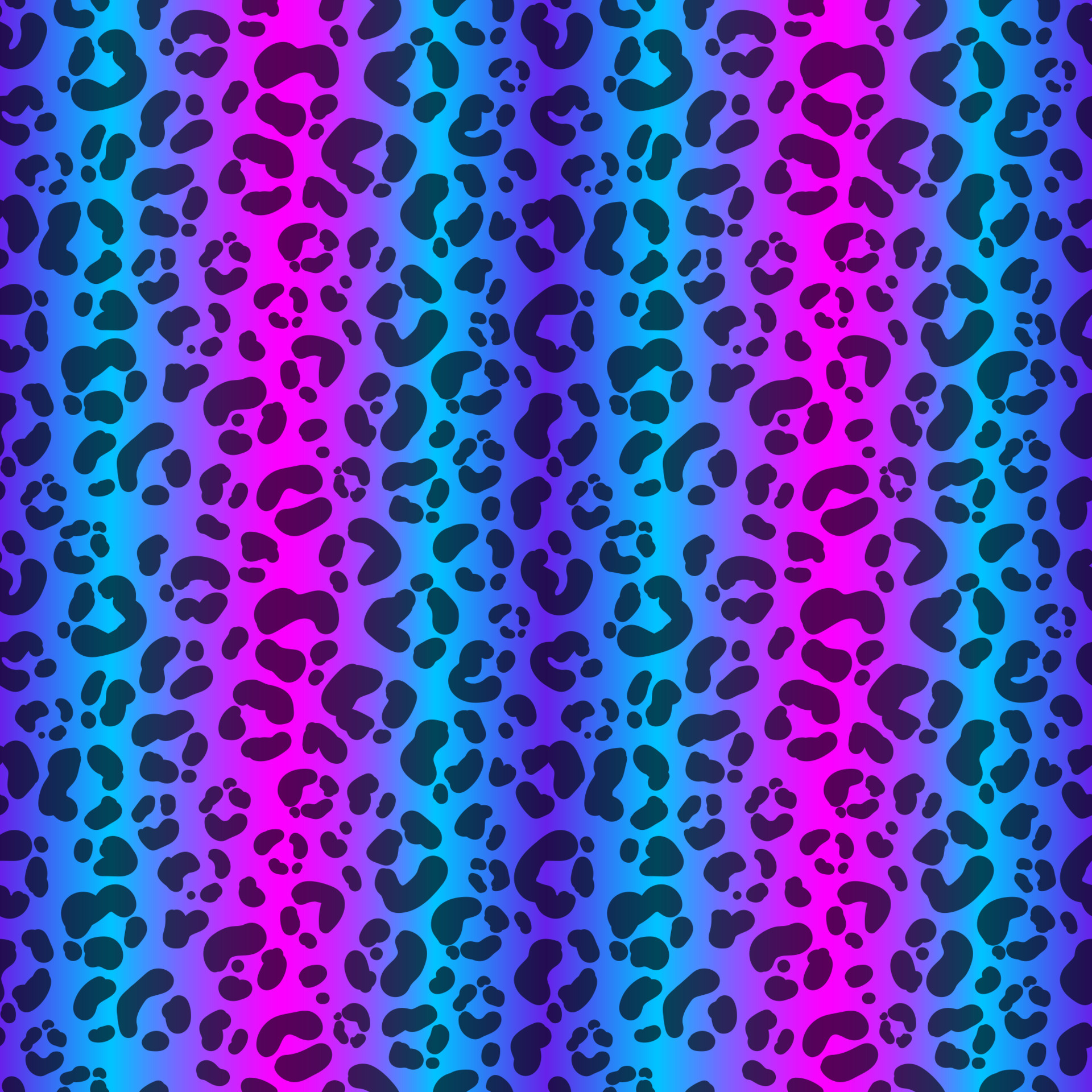 Neon leopard seamless pattern. Bright colored spotted background ...