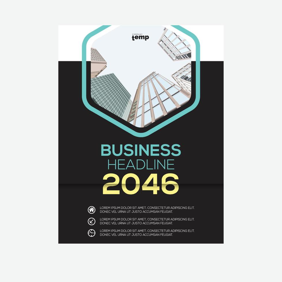 Annual Report Corporate, creative Design vector