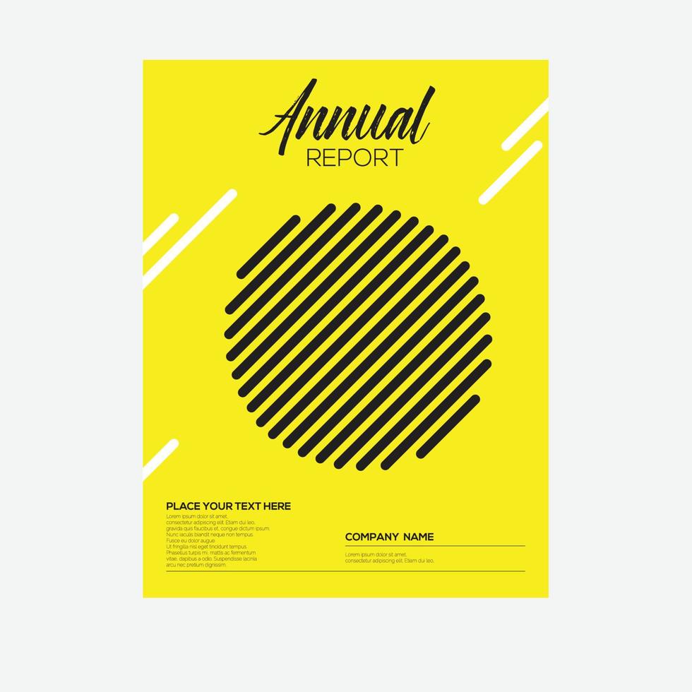 Corporate poster Layout Design Template vector