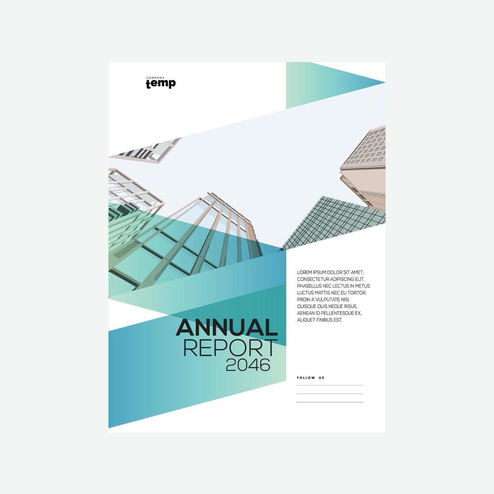 Annual Report Corporate, creative Design vector