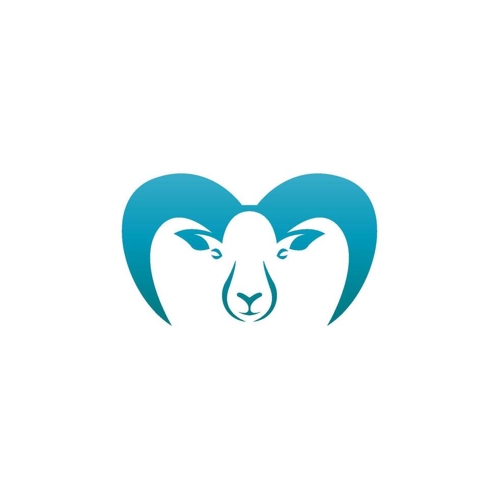 Goat icon logo vector design template