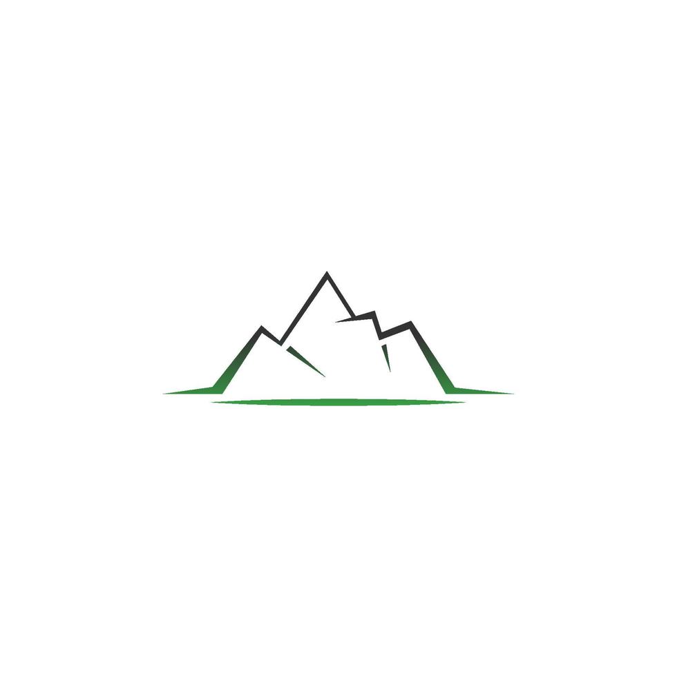 Mountain icon logo design vector illustration