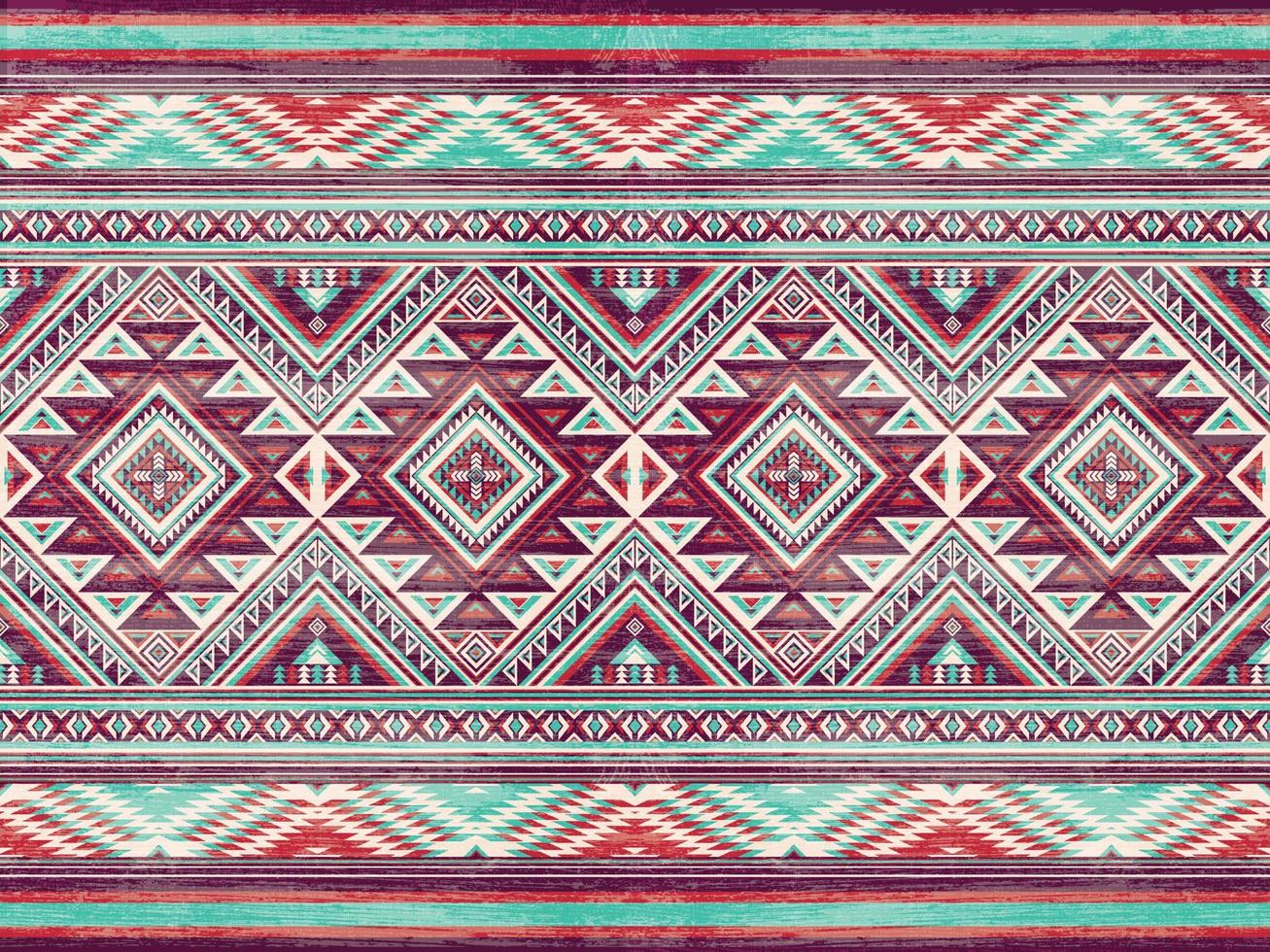 nativo americano indios ornamento modelo geométrico étnico tejidos textura tribal azteca patrón navajo mejicanos telas vector ornato moda