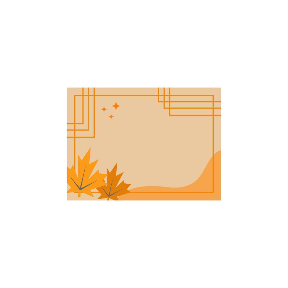 fondo de plantilla de diseño de icono de otoño vector