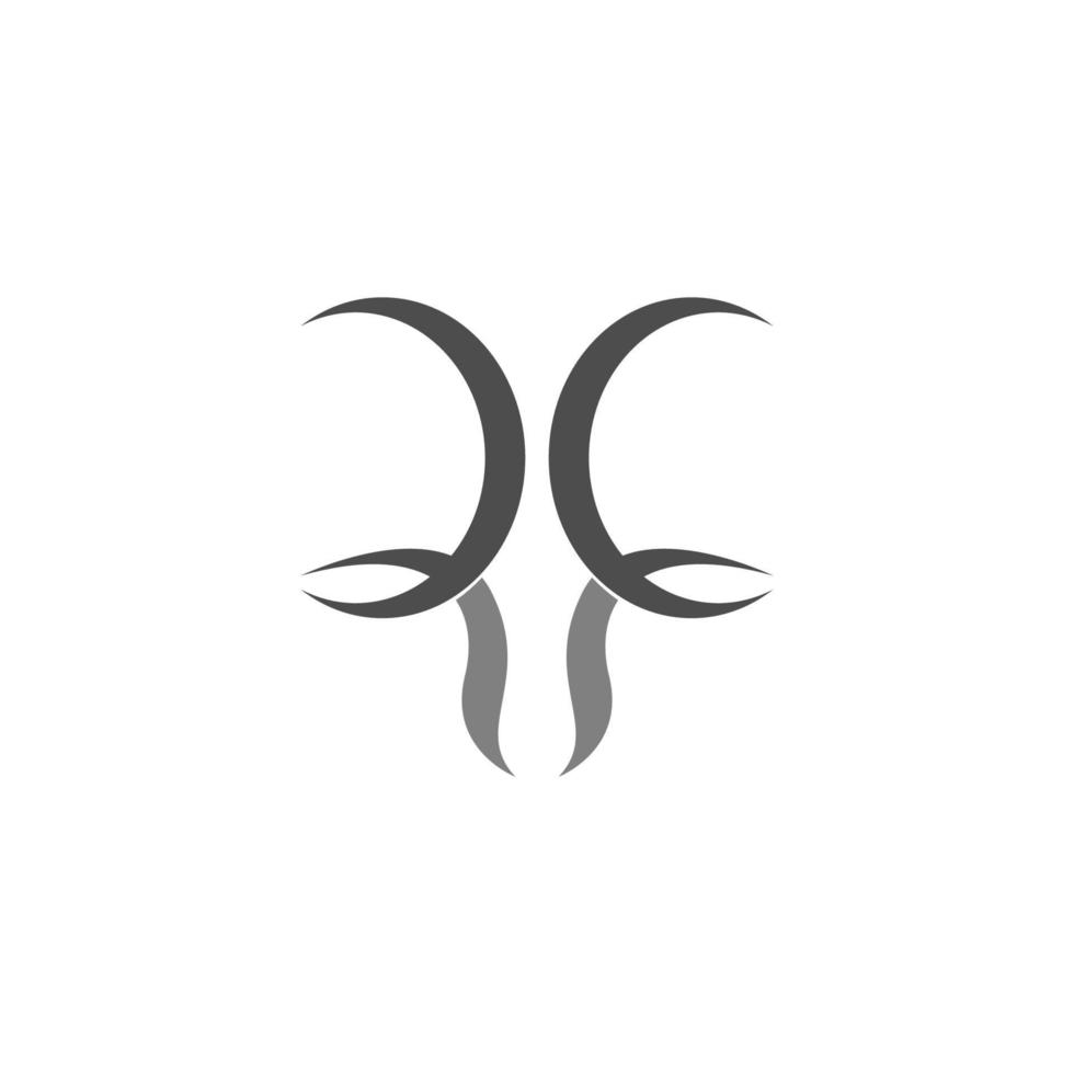 Goat icon logo vector design template