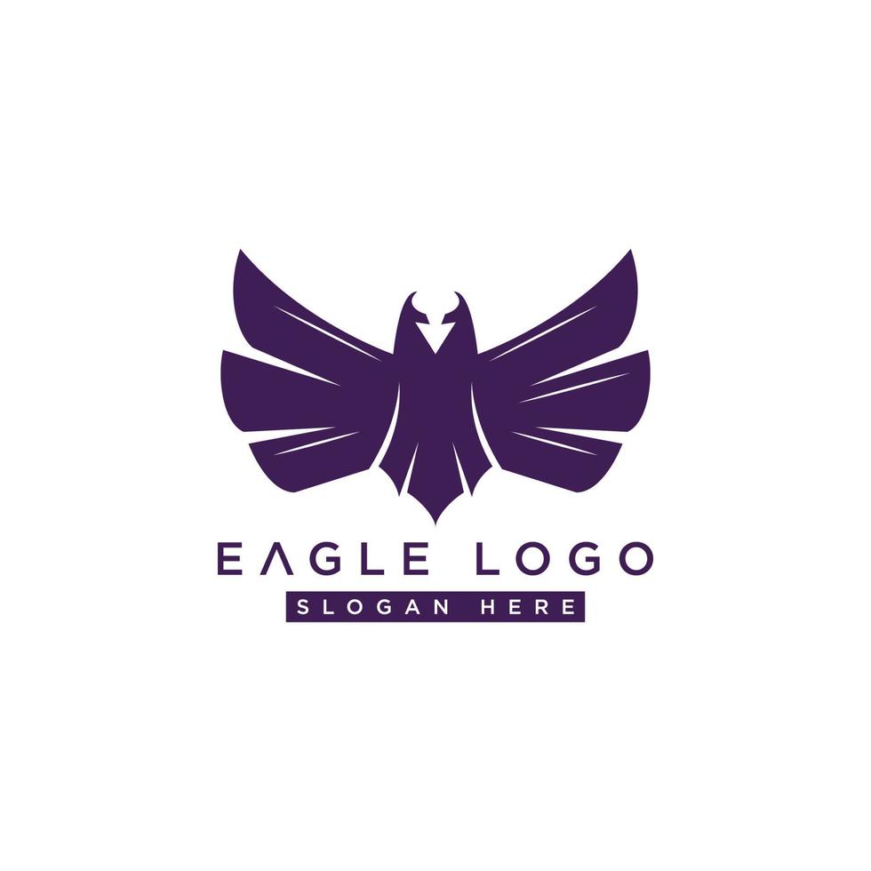 eagle wing logo design vector