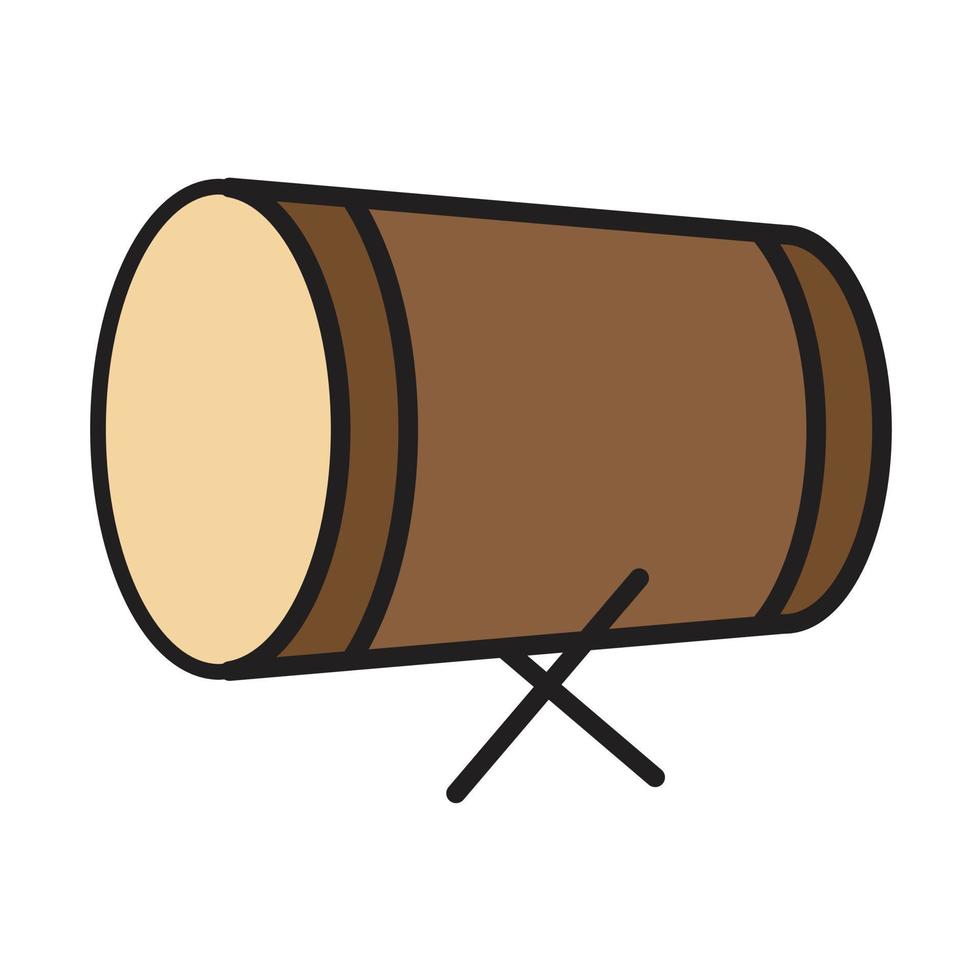 drum ramadhan icon for website, presentation symbol editable vector