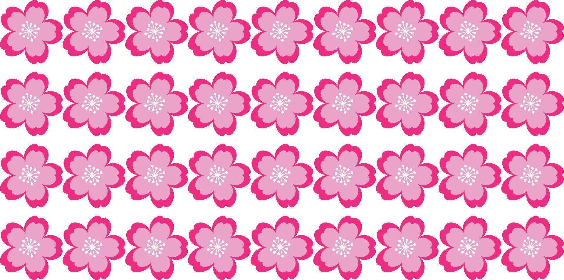 flower pattern background design vector