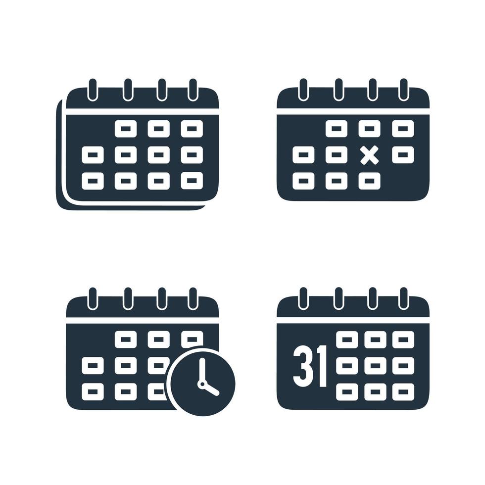 Calendar vector icon in trendy flat style isolated on white background. calendar symbol for web and mobile apps. Vector illustration