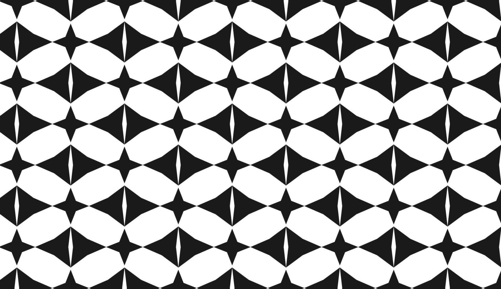 Seamless pattern. Star and triangle motif in black and white. Minimalist simple pattern design. Can be used for posters, brochures, postcards, and other printing needs. Vector illustration