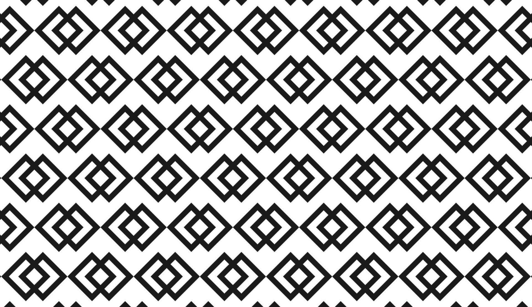 Seamless pattern. Black and white repeating chevron and rhombus motif. Minimalist simple pattern design. Can be used for posters, brochures, postcards, and other printing needs. Vector illustration