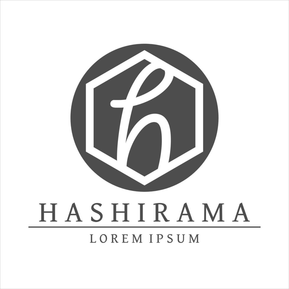 Logo of letter H. Vector design for company and brand