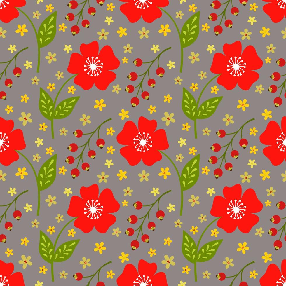 Seamless pattern design for wrapping paper, wallpaper, fabric, decorating  and backdrop. Illustration of repeating image with flower in pastel color.  21588271 Stock Photo at Vecteezy