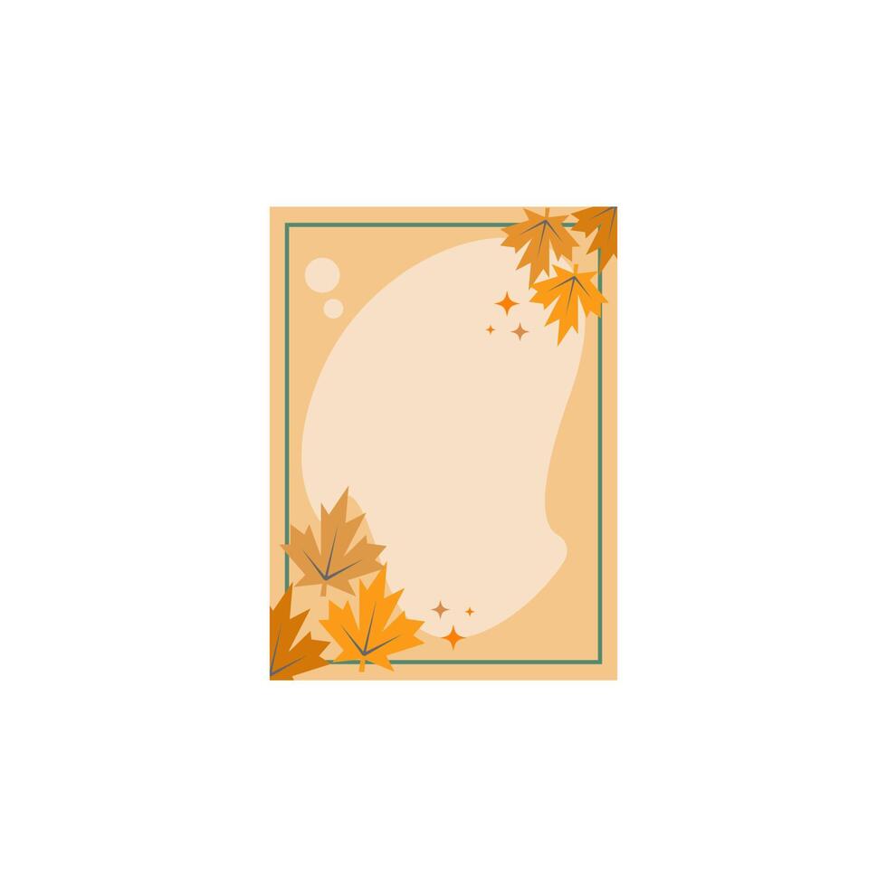 Autumn icon design template background vector