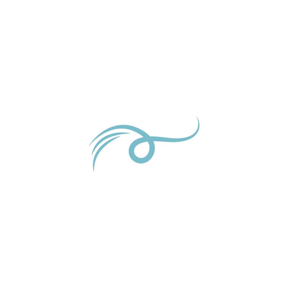 vector de plantilla de diseño de logotipo de icono de viento