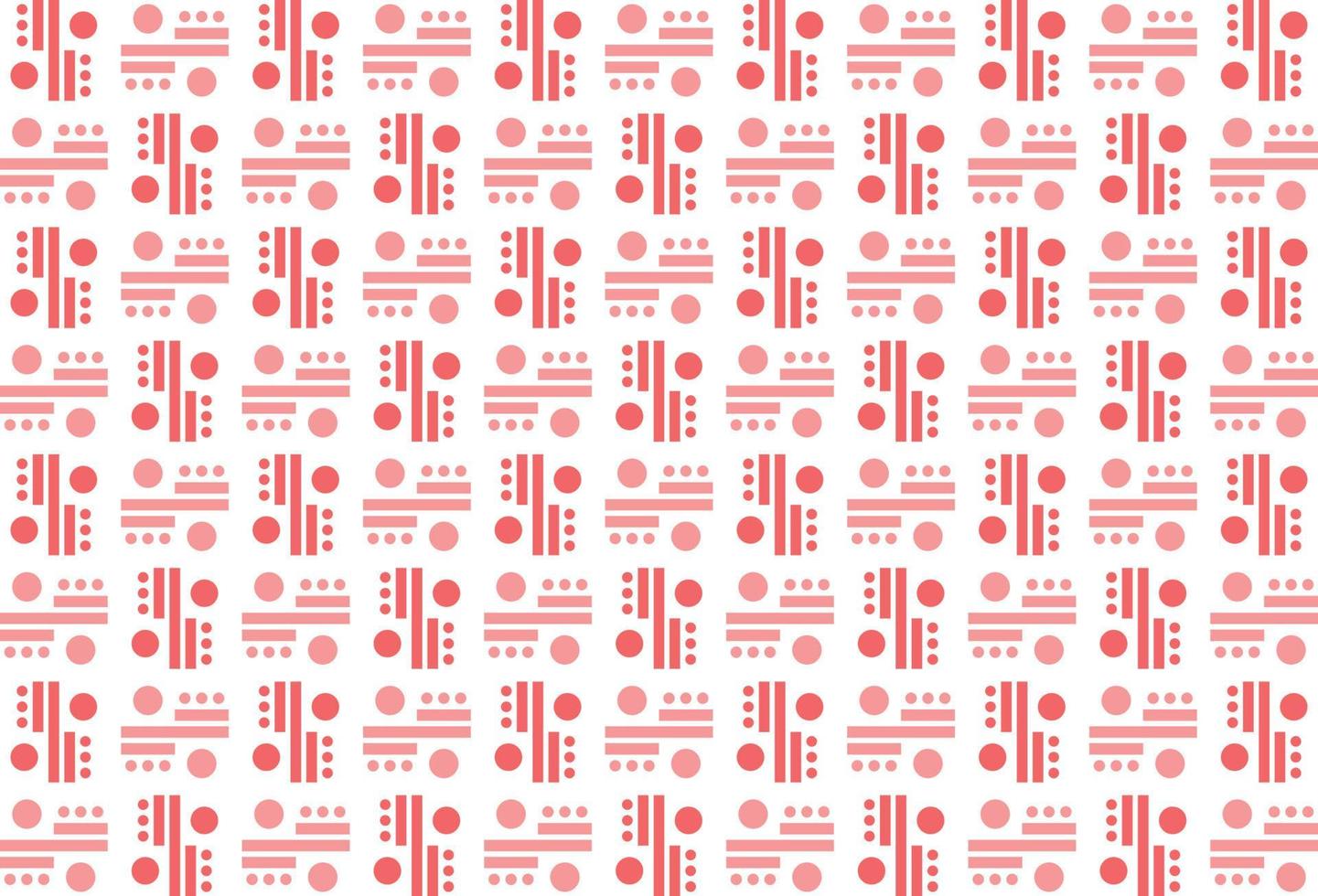 Abstract pink geometric shape seamless pattern vector