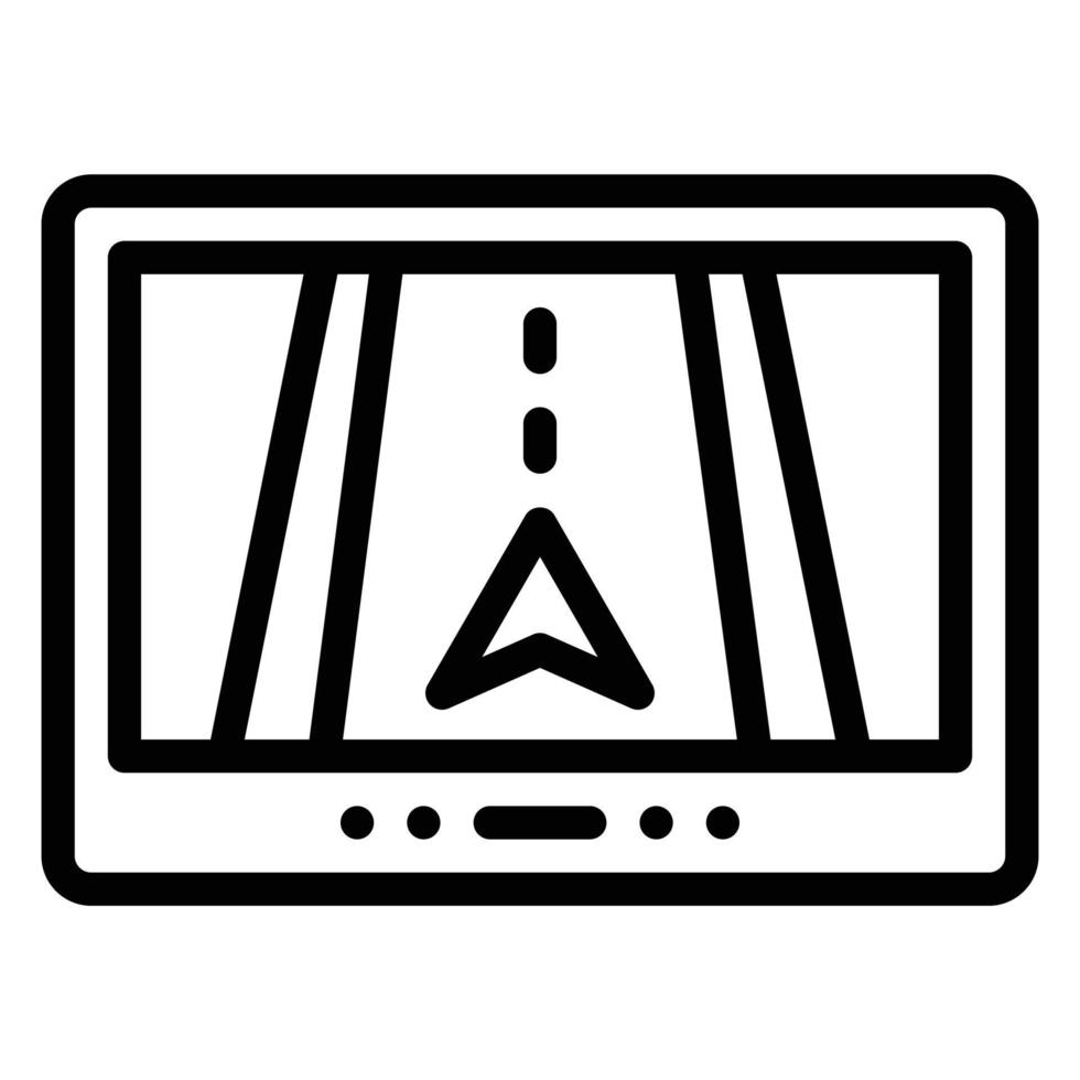 simple navigation vector icon, editable, 48 pixel