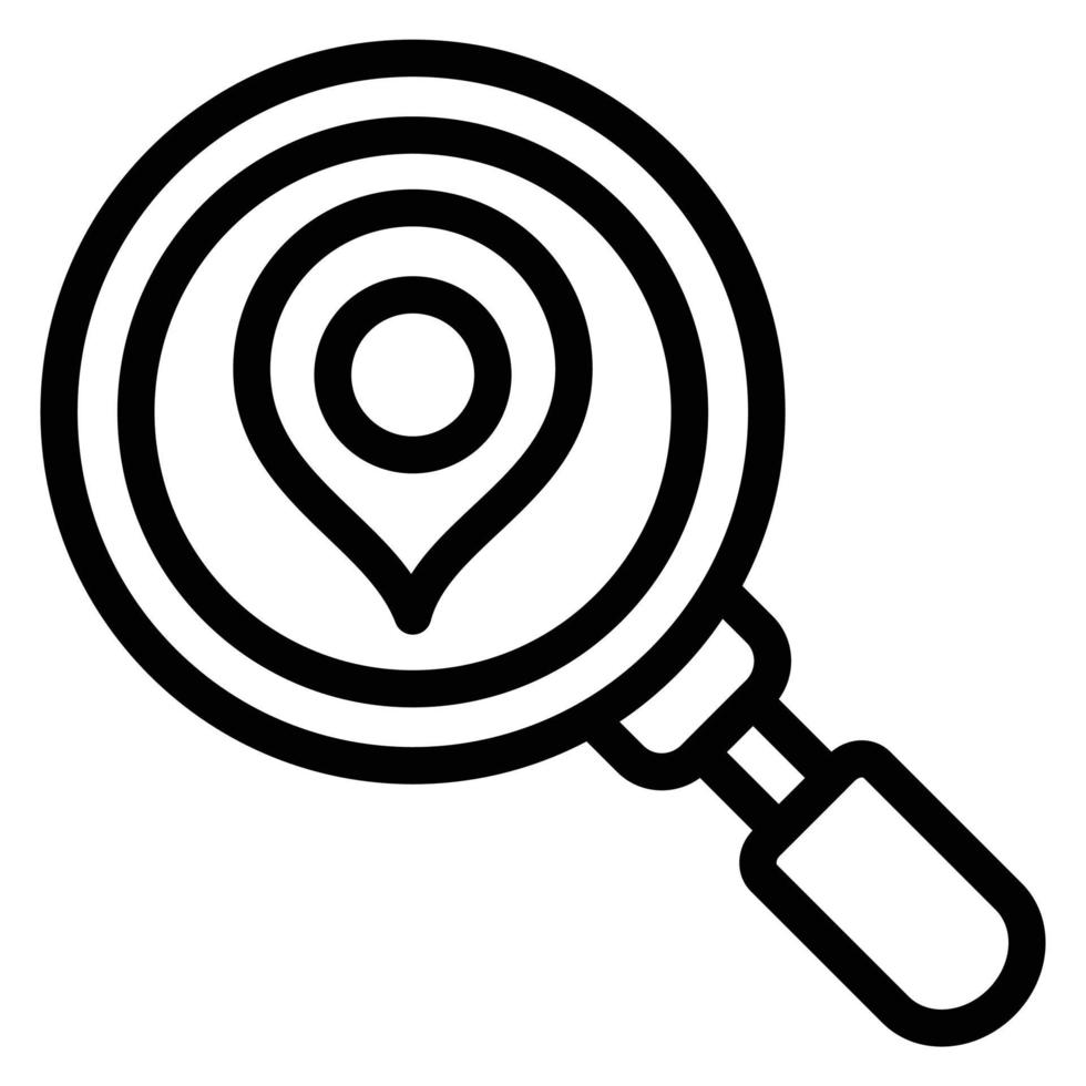 simple magnifying glass  vector icon, editable, 48 pixel