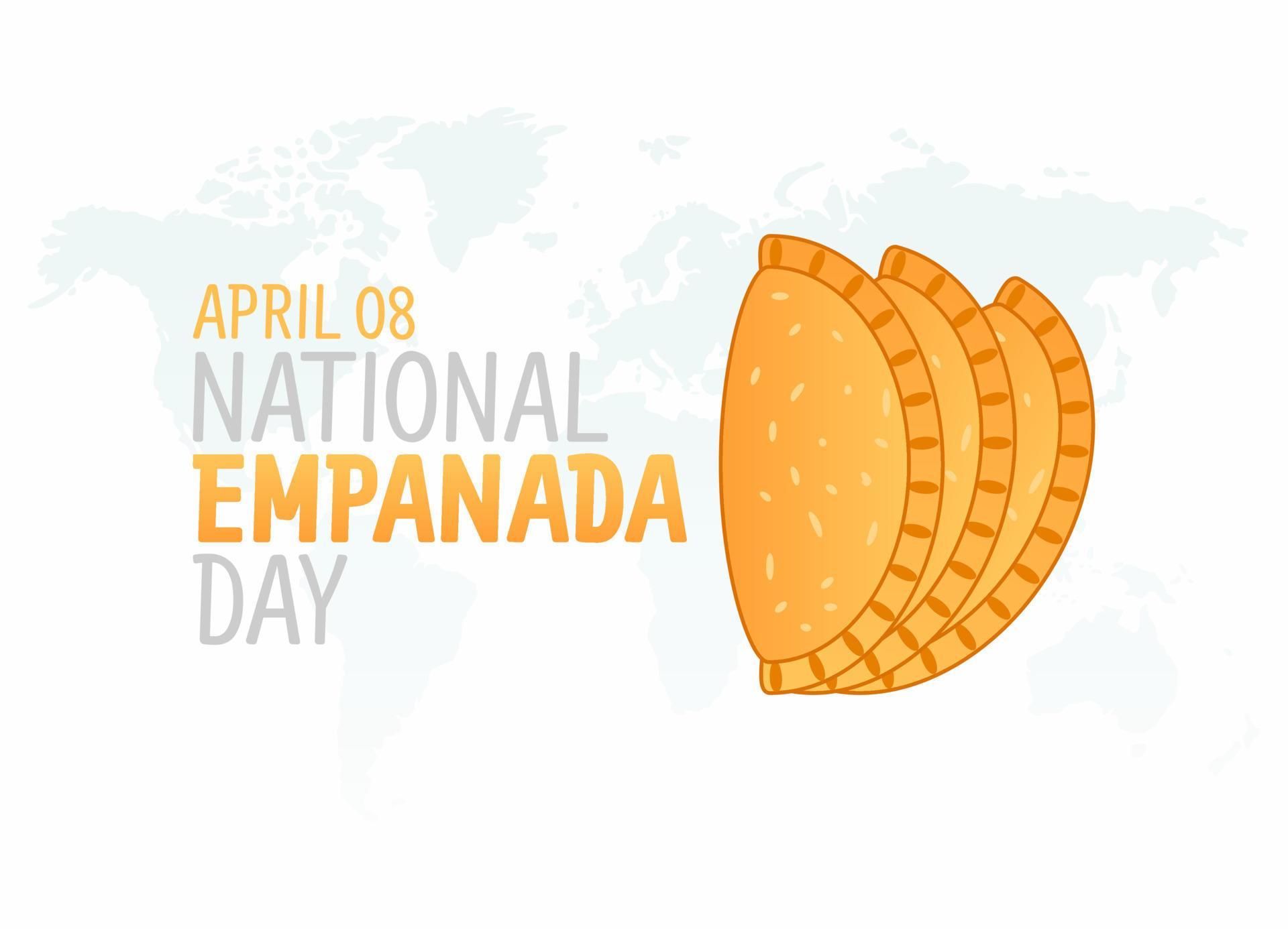vector graphic of national empanada day good for national empanada day